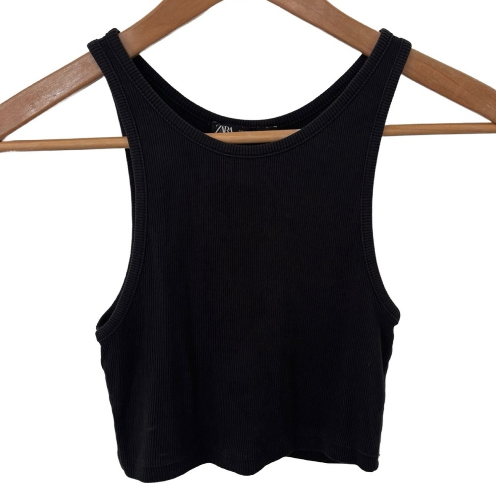 Women’s Zara Black Crop Top Size Small